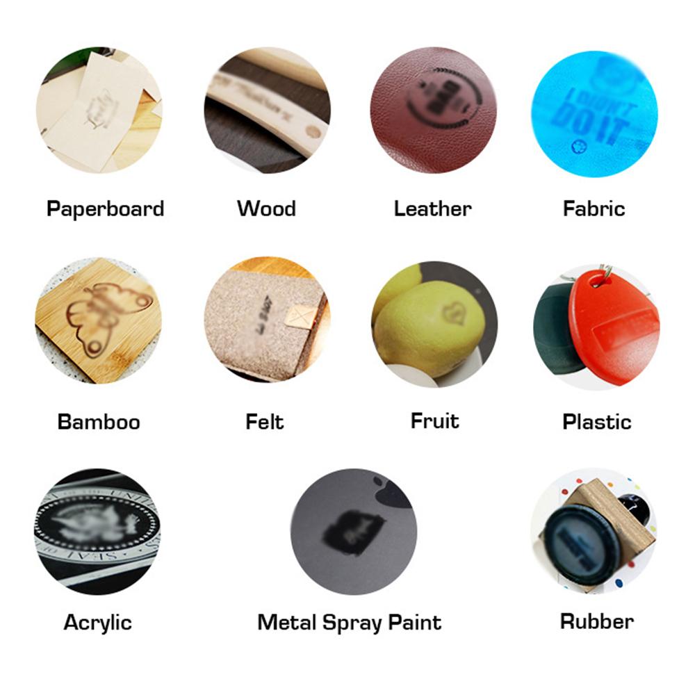 1600MW Mini bluetooth Engraver DIY Logo Printer Mini  Laser Engraving Carver Machine