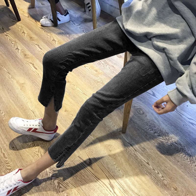 Stylish High-Waist Spring and Autumn Stretch Skinny Jeans