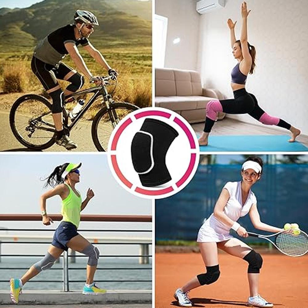1Pair Volleyball Knee Pads For Dancers,Soft Breathable Knee Pads For Men Women Kids - Knees Brace For Volleyball Workout Sports