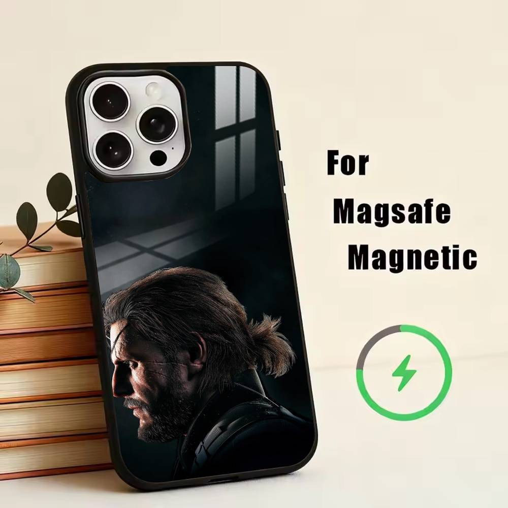 GM-Metal Gear Solid1 Handyhülle Für iPhone17,16,15,14,13,12,11 Plus,Pro Magnetisch Für Magsafe Kabelloses Laden