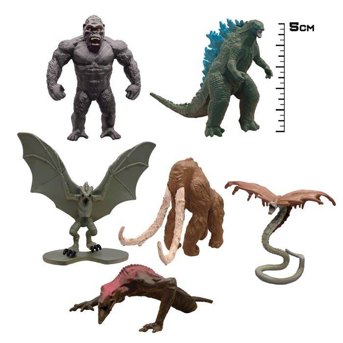 Figurines - MONSTERVERSE - MNG09000 - Lot de 6 Mini Monstres - 5 cm - Multicore - Détails sculptés