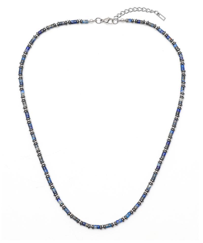 Blancier Rein Lapis Lazuli Bm265N1264 Edelsteinperlen Herren Damen Halskette