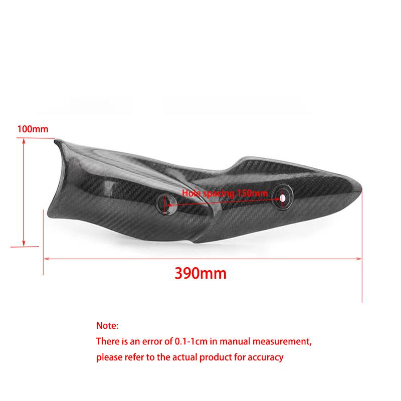 Für Kawasaki Z900 Z900e Motorrad Auspuff Mittelrohr Carbonfaser Hitzeschutz Abdeckung Schutz Anti-Verbrühungsgehäuse