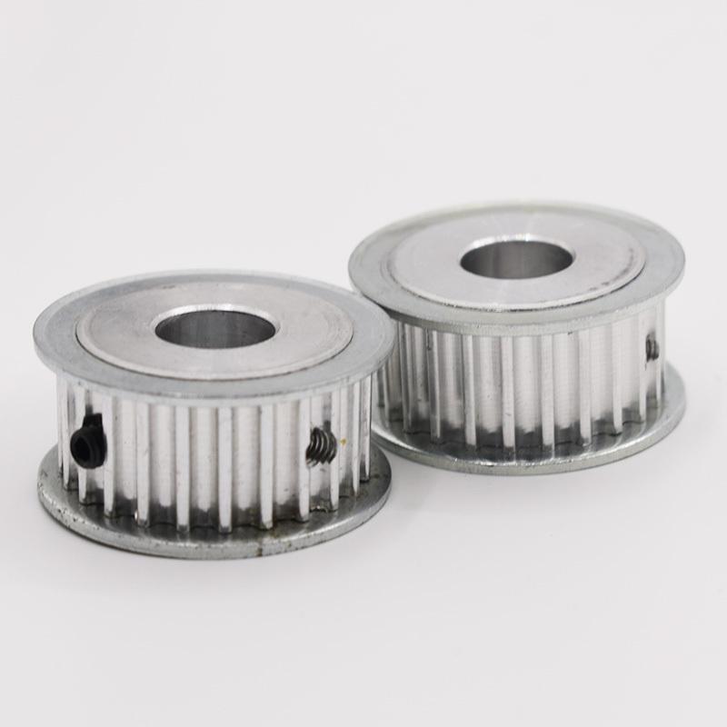 2pcs HTD 5M Type 20T 20 Teeth 5-20mm Inner Bore 5mm Pitch 16/21mm Belt Width Synchronous Timing Belt Pulley 16mm