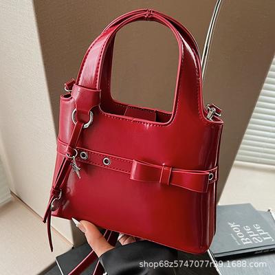 Retro Soft Surface Bag Women's 2025 New Fashionable and Popular Large-capacity Shoulder Underarm Bag Popular Bucket Bag