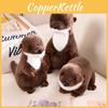 Simulation Cute Sitting Posture Prone Otter Plush Girl Children Gift Holiday