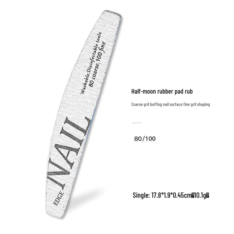 Non-shedding Washable Double-sided Nail File for Polishing and Sanding