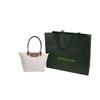 Longchamp Le Pliage 31 Snap Zipper Closure Long Handle Nylon Canvas With Leather Trim Shoulder Tote Bag Large Women handbags Paper 1899089P71