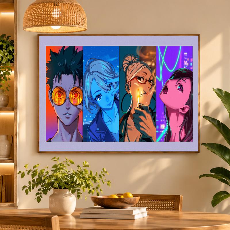 5D Diamond Painting Dandadan DIY Full Drill Diamond Art Kit Home Decoration