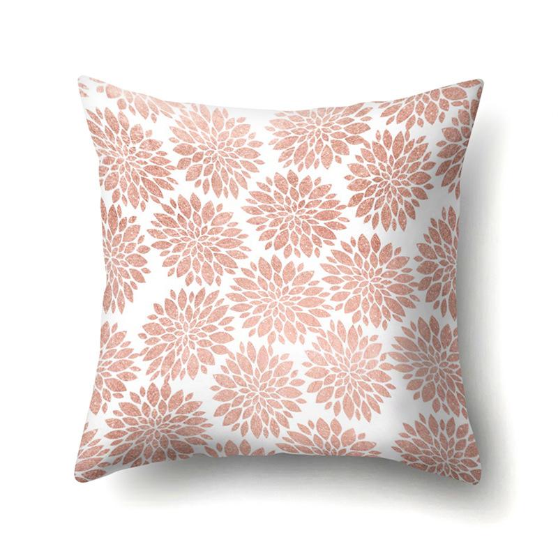 Polyester Pillow Case Automobile Decoration Home Print Pillow Case Automobile Sofa Waist Cushion Cover