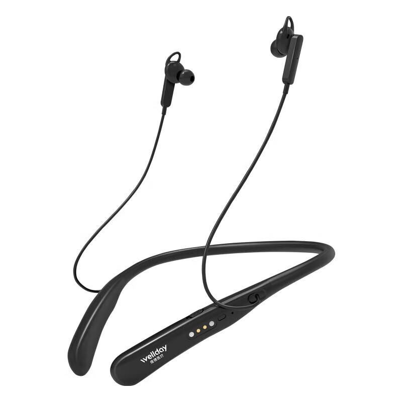 WELLDAY Rechargeable Neck-Worn Hearing Aid for Seniors