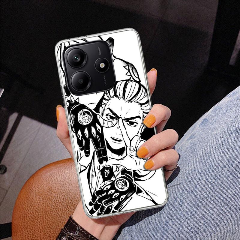 JoJo Kira Yoshikage Killer Queen Handyhülle Für Xiaomi Redmi Note 15 14 13 12S 12 11 Pro Plus 14S 11S 11E 10 10S 11T 5G Personal