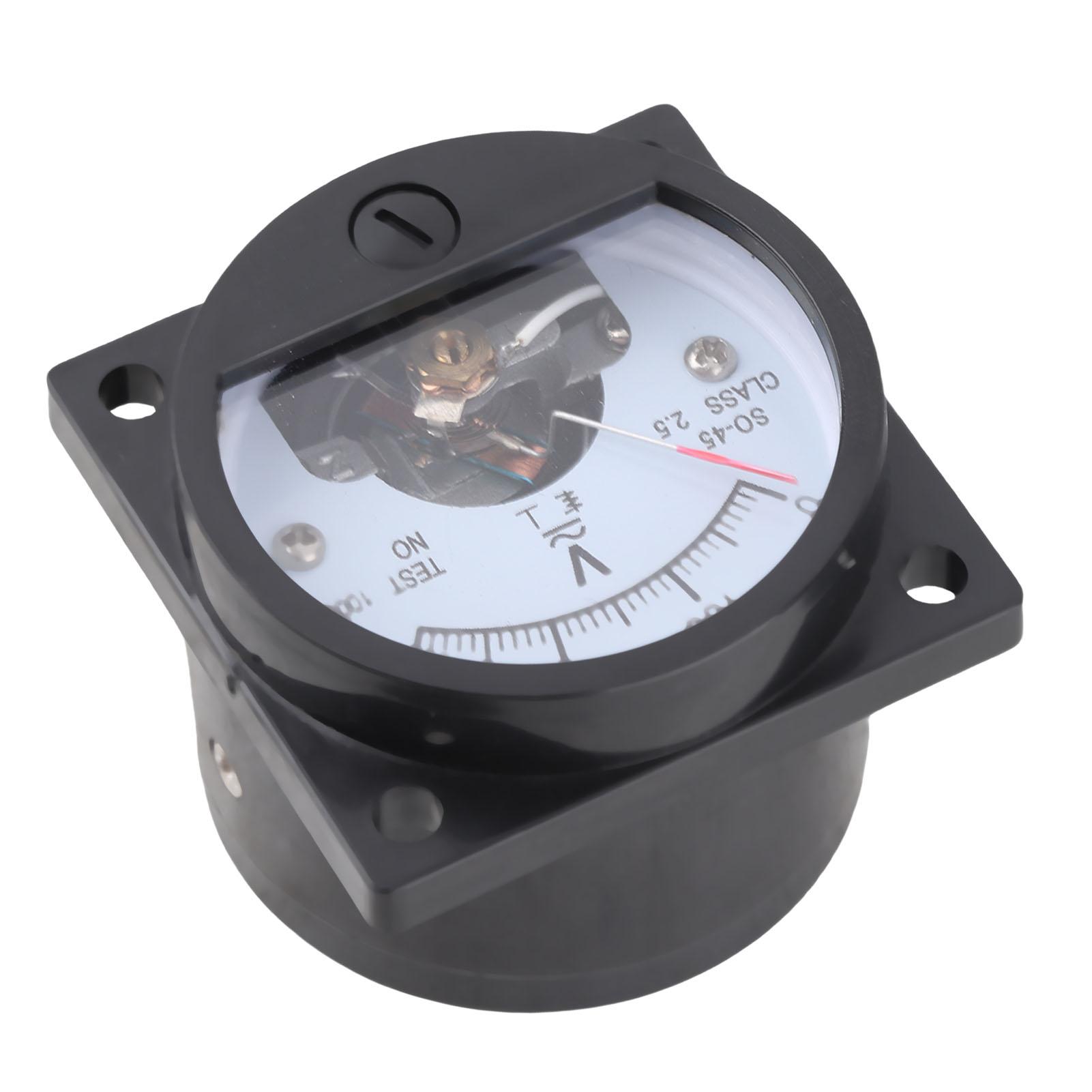 

Круглий вольтметр ABS аналоговий циферблат панельний вимірювач точний інструмент для вимірювання SO‑45 AC 0–300 В