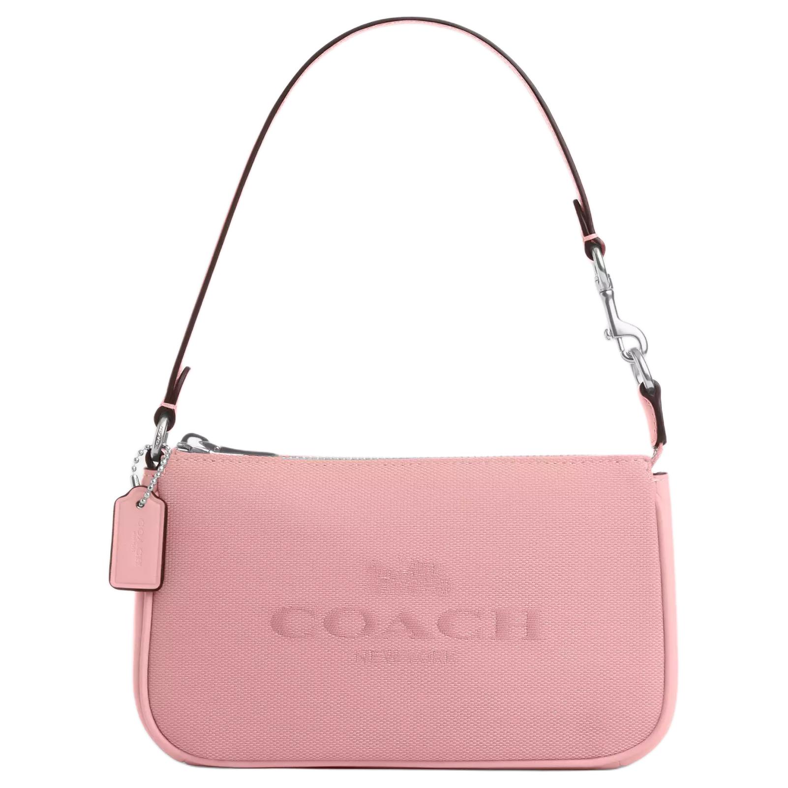 Coach CU002-SVOBD Mini Jamie Crossbody Bag Signature Canvas Silver Tone Hardware Basic Set (Bag+Dust Bag)