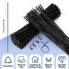 1000 PCS Reusable Plastic Twist Ties Metal Wire Wire Straps Cable Organizer  Home Office