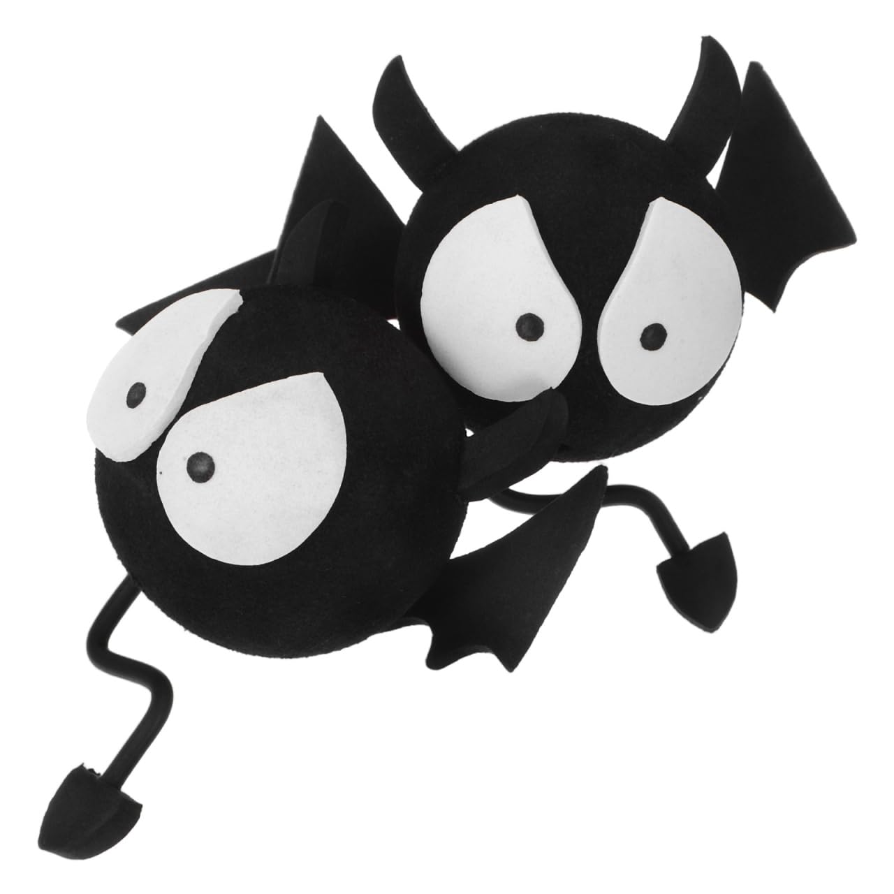 

Lurrose 2pcs Car Antenna Decoration Car Aerial Topper Halloween Funny Car Decoration Car Antenna 8.00X7.00X4.00CM чёрный