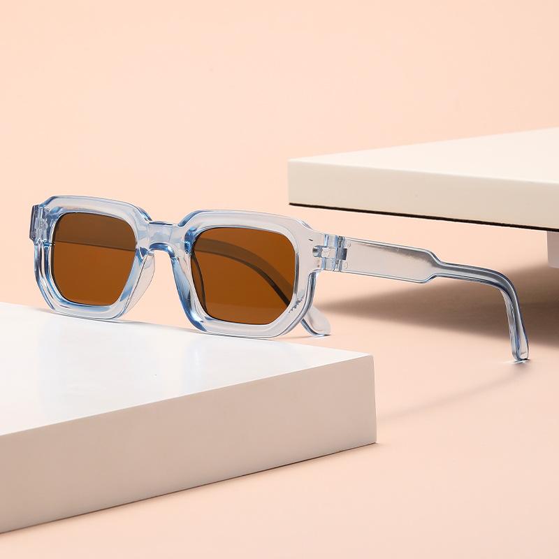 Vintage Rectangle Frame Sunglasses Men Fashion Sun Glasses Luxury Design Glasses Uv400 Eyewear Women Goggles Eil