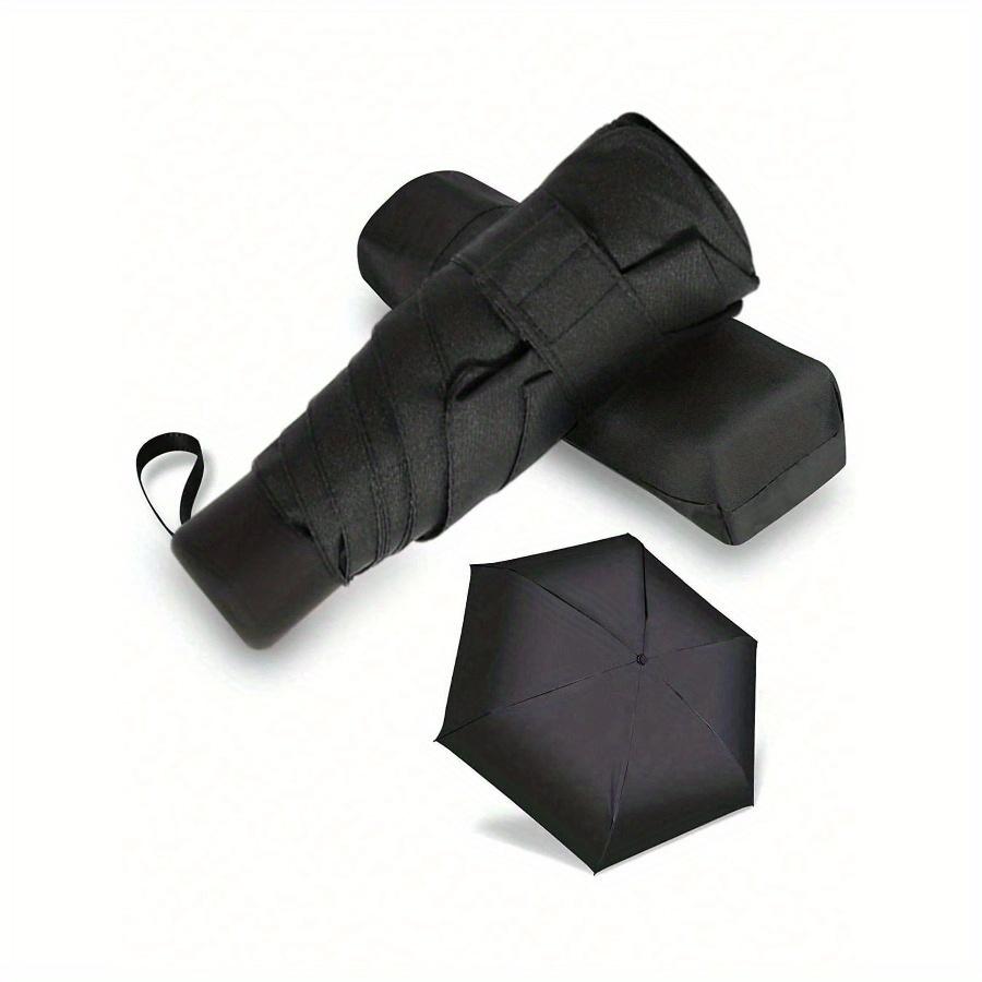 1pc Mini Pocket Umbrella for Sun Protection and Rain Blocking, Uv Resistant, Foldable and Portable for School, Office, Household, Travel