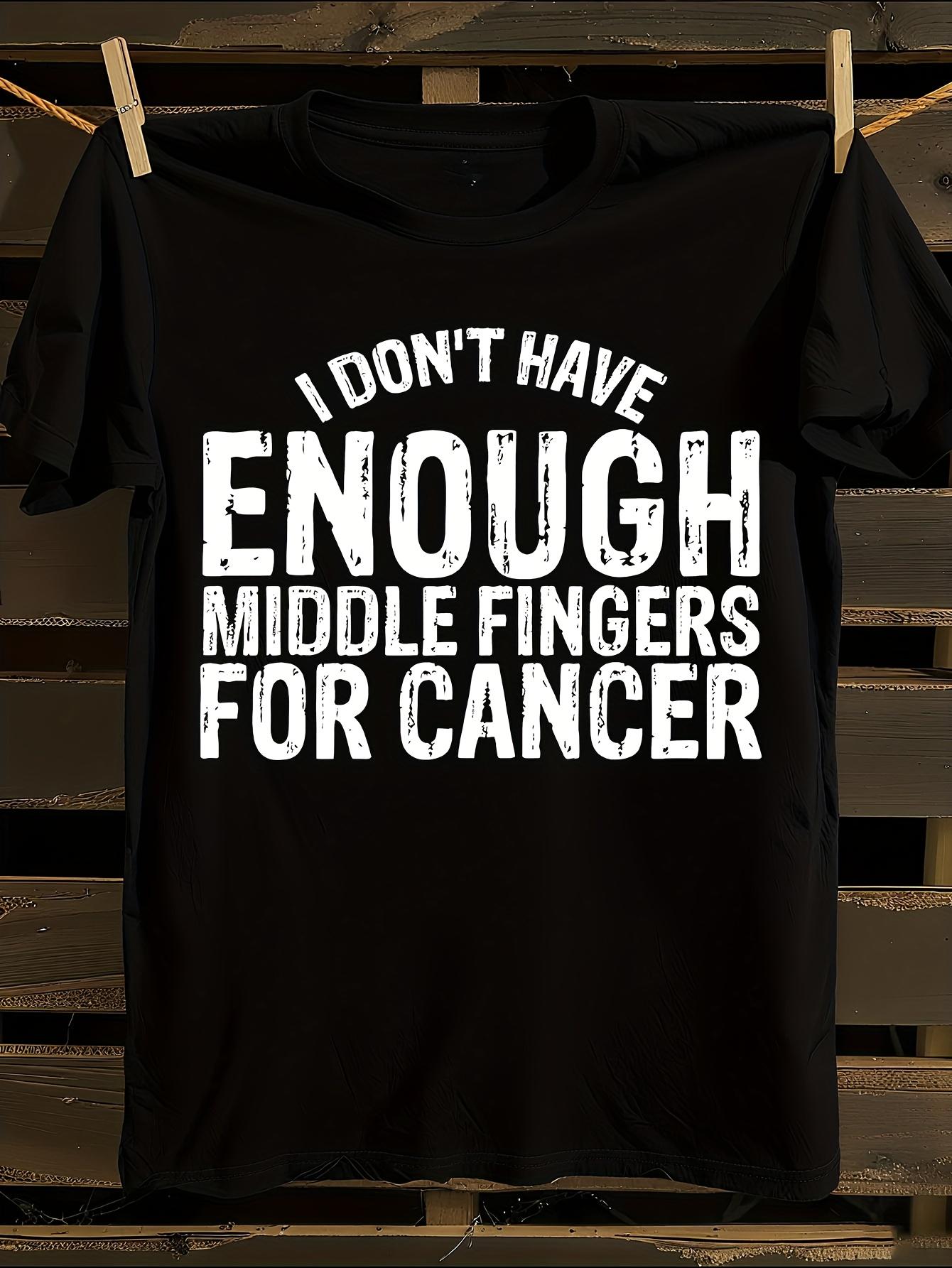 Funny Cancer Survivor T-shirt M