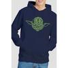 STAR WARS Herren Yoda Text Head Hoodie