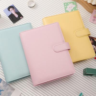 PU Photo Album A5 Loose-leaf Binder New Kpop Idol Photocards Holder  Photo Card Supplies