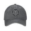 Casquettes de Baseball Unisexes Pentagramme de Baphomet Pentagramme Occulte Crâne de Bouc Chapeaux Lavés Usés Casquette Chapeau Snapback d'Été Vintage