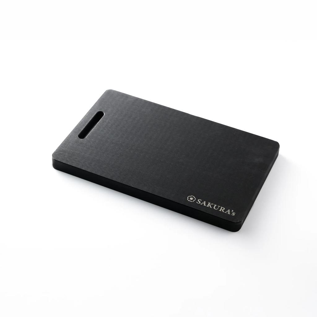 Professional black cushion cutting supervised by made of EVA resin for a comfortable cutting made in Japan x 21 x 2 board, SAKURA's restaurant,