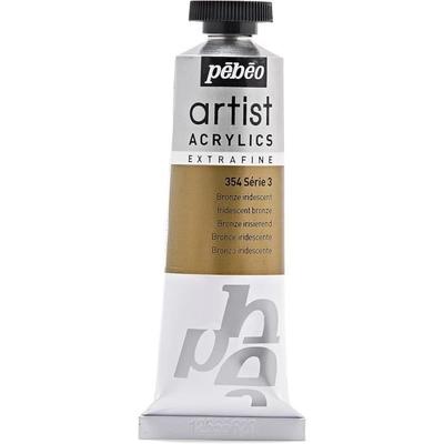 Paint - PEBEO - Artist Acrylics - 37 Ml - Iridescent Bronze - Extra Fine