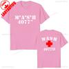 Mash Distressed Logo T Shirt Unisexs 4077 Licensed Classic Tv Show Militarryy Green2026 High Quality Brand Casual