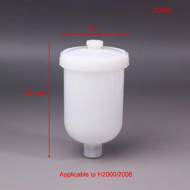 125/250/600Ml Plastic Spray Paint Cup Sprayer Cup Air Gravity Feed Paint Spray Pot Thread Connector For Spray Gun Parts
