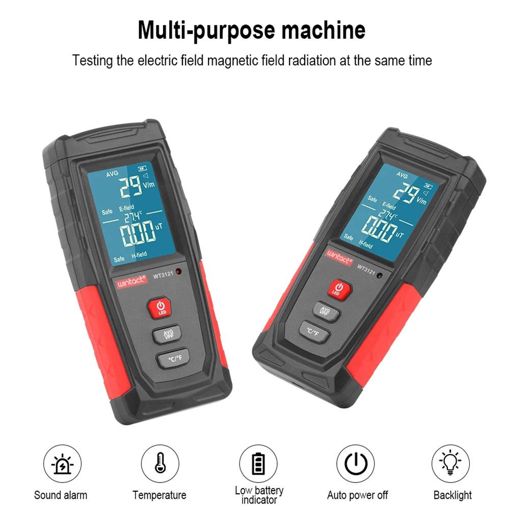 WT3121 Electromagnetic Radiation Tester High Accuracy EMF Detection Environment Radiation Dosimeter Sensor For Radiation Alarm