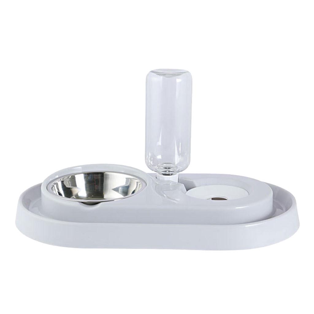 Dual-use Pet Bowl Plastic Bowl Dogs Cat Automatic Bowl Water Dispenser Feeder