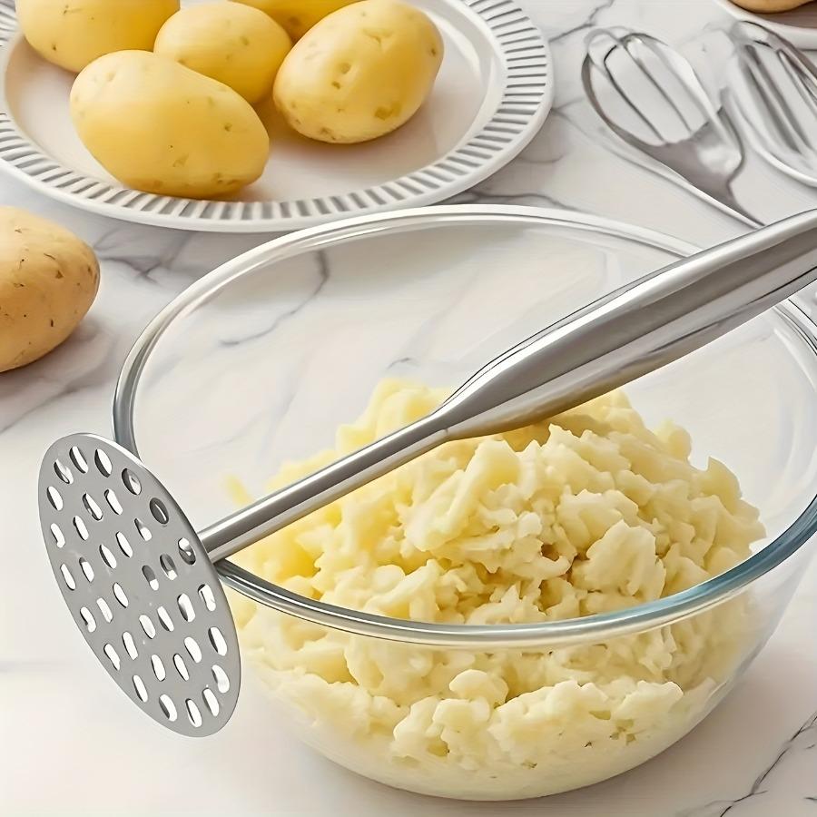 New Stainless Steel Potato Masher, Household Kitchen Sweet Potato and Potato Masher, Baby Food Tool, Kitchen Gadget