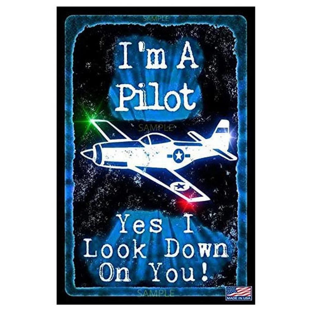 Vintage Fight Plane Metal Tin Signs Plaque Plate Retro Wall Art Posters for Man Cave Bar Pub Clubs Cafe Iron Painting Decoration