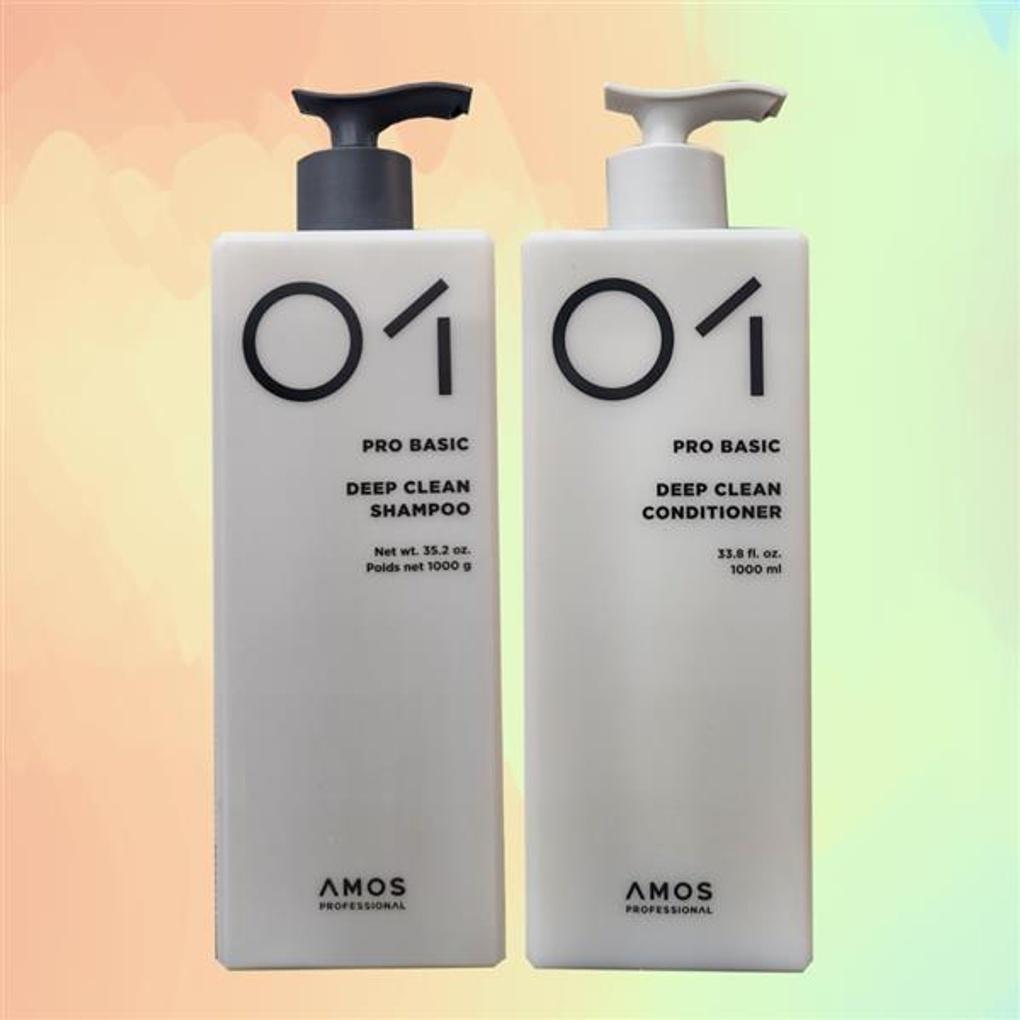

Amos Deep Clean 2 types NEW (shampoo + conditioner) Scalp cleansing, anti-dandruff, protein shampoo, scalp nutrition