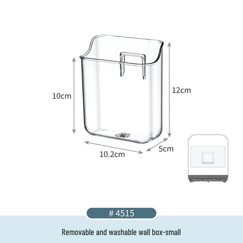 Japanese-Style Transparent Mirror Cabinet with Drawer for Cosmetics, Lipstick, Toiletries, Stationery, and Eyebrow Pencil Storage