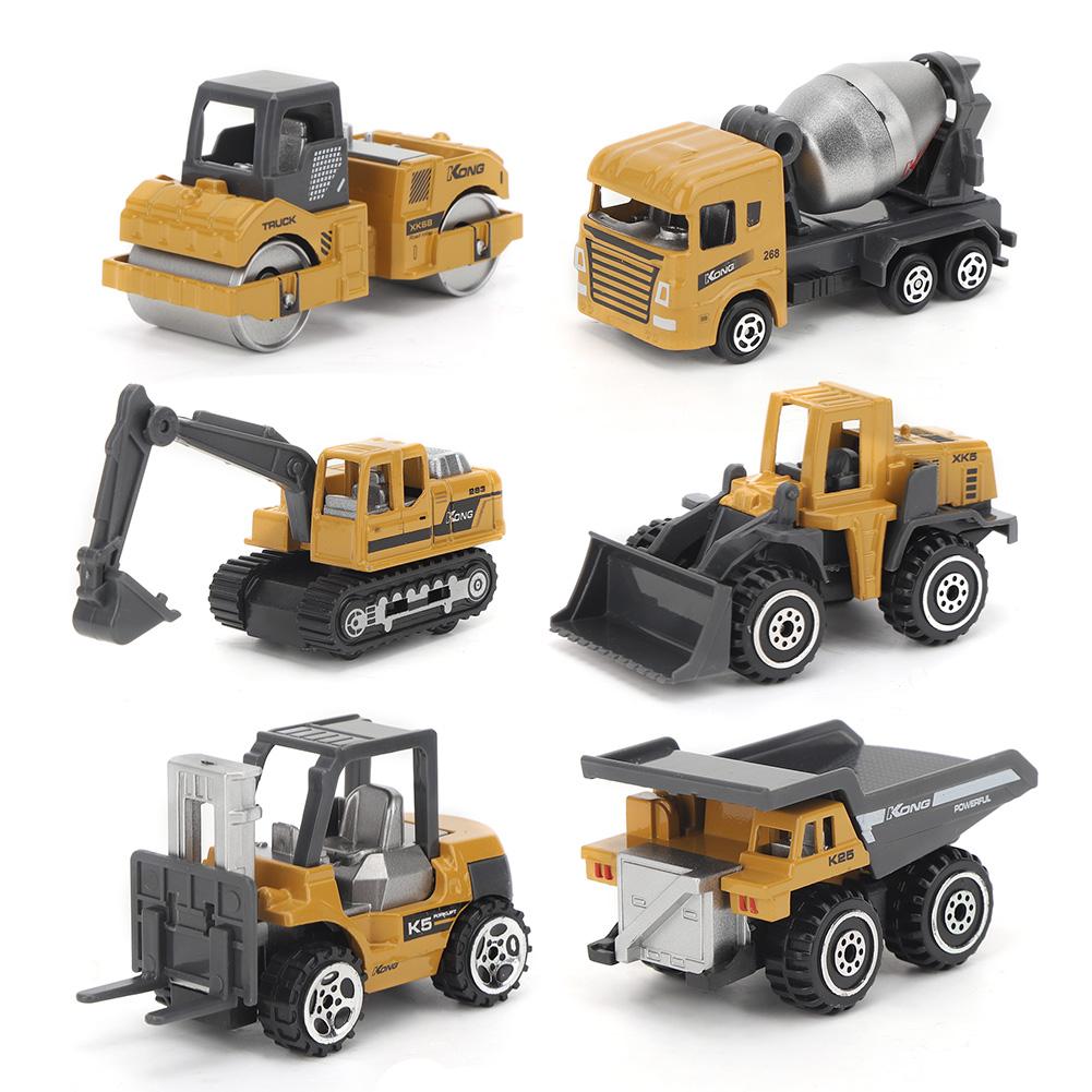 1Celsius64   Alloy Truck Engineering Car Toys Model Set for Children Gift Home Decoration