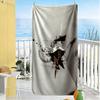 Football Player Celebration Moment Beach Towel Super Soft Microfiber Quickdry Fabric Comfortable Lightweight