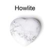 Heart-Shaped Natural Crystal Gemstone Pendant (20mm)