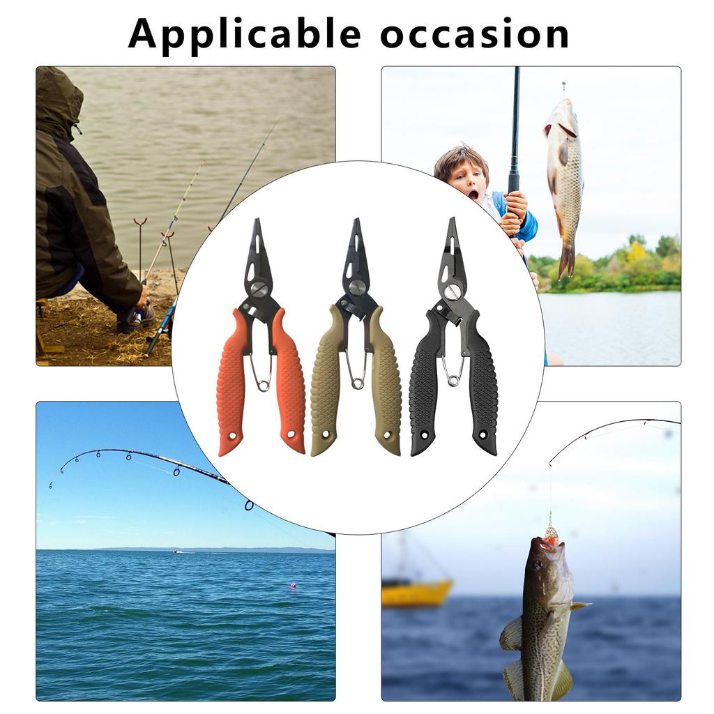 Fishing Gripper Fishing Hook Remover Fishing Plier Fish Mouth Clamps Fish Grabber Fishing Fish Controllers Plier Tool