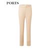 PORTS Women's Slim-Fit Wool-Blend Cropped Trousers