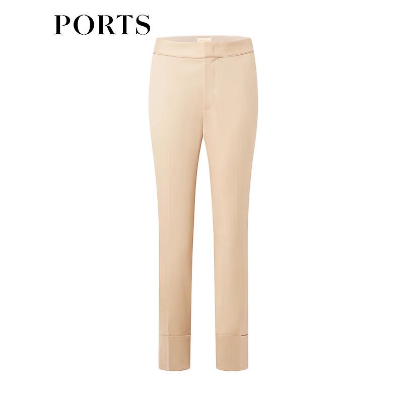 PORTS Women's Slim-Fit Wool-Blend Cropped Trousers