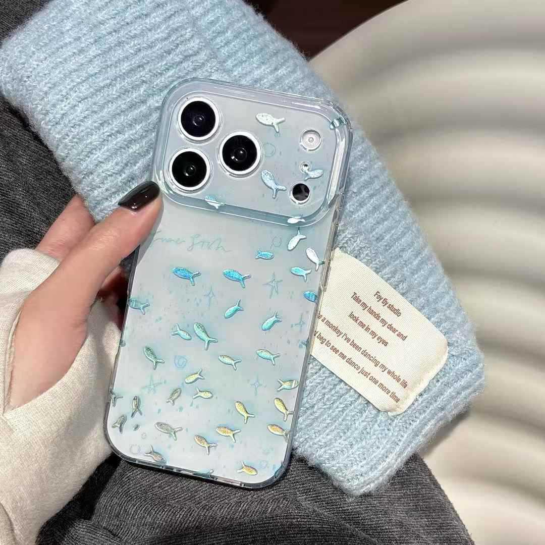 

Blue Fish iPhone 15/17 Pro Max Case with Pendant Apple 16 Pro Max
