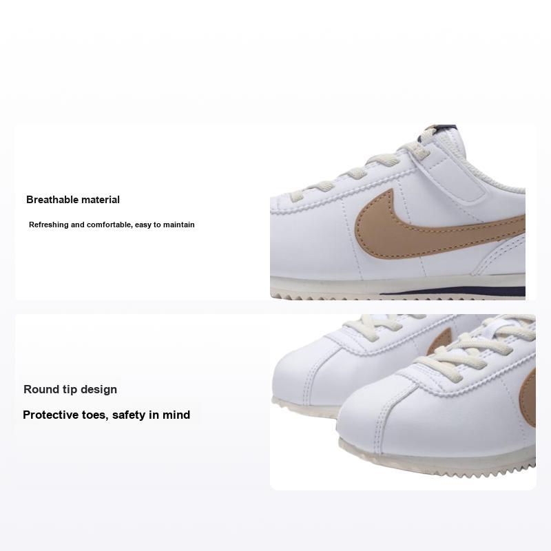 Кроссовки Nike Cortez EasyOn PS Белые Конопляные Детские Темно-Изюмные DM0951-109 25