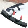Rask installasjon 1x Spoiler ABS Bilklistremerker Karbonfiber