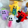 Halloween Cute Large Tongue Angel Ghost Plush Pendant For Kids And Teen Gifts