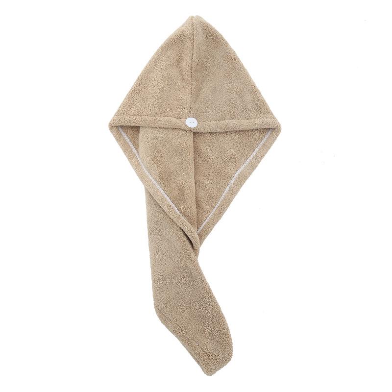 Drying Hair Towel Dry Hair Cap Microfiber Hair Drying Wrap Strong Water Absorbent Triangle Shower Hat Wiping Hair Towel Tool
