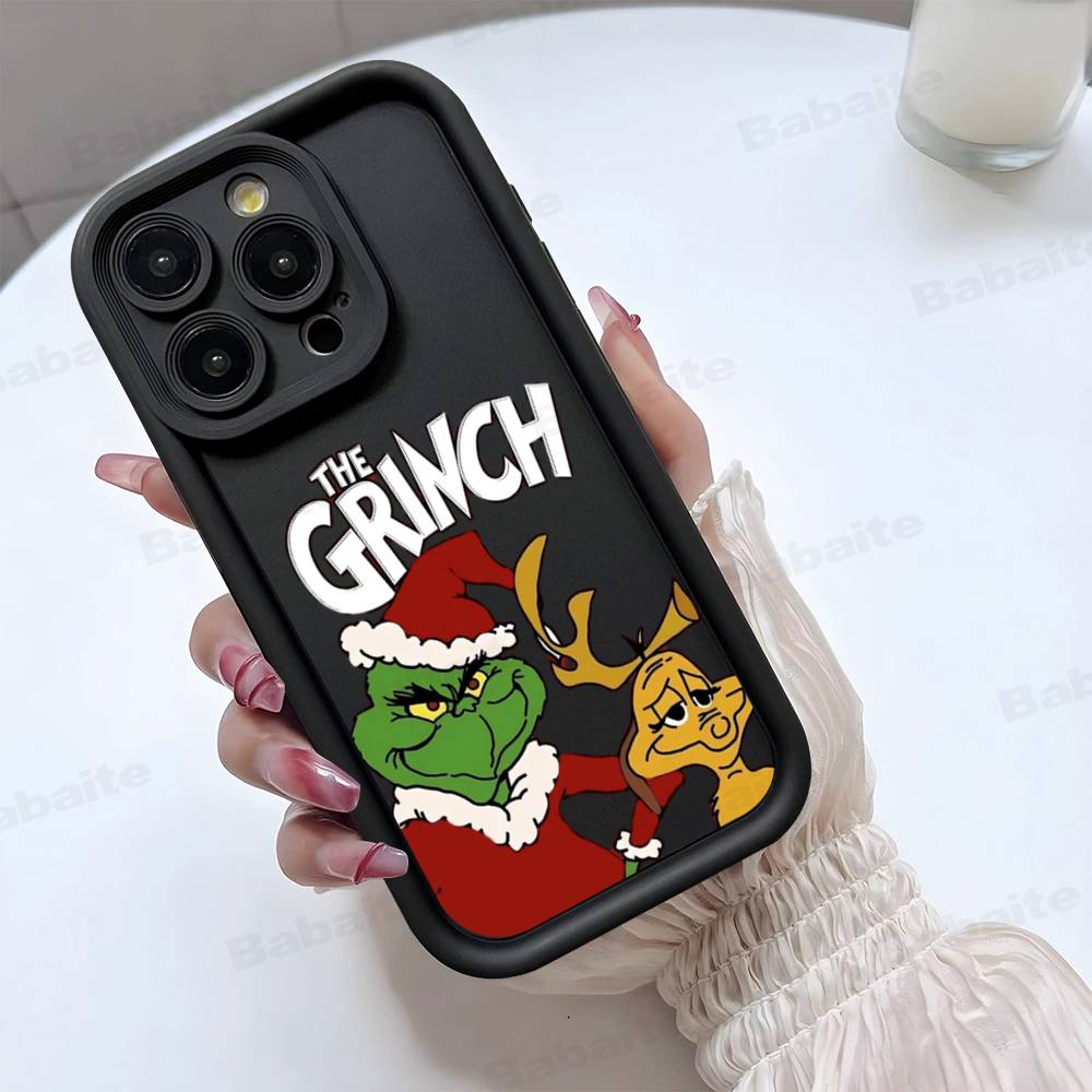 C-Christmas G-Green M-Monsters Phone Case For iPhone 17 16 15 14 13 12 11 Air Plus Pro Max Soft Back Cover