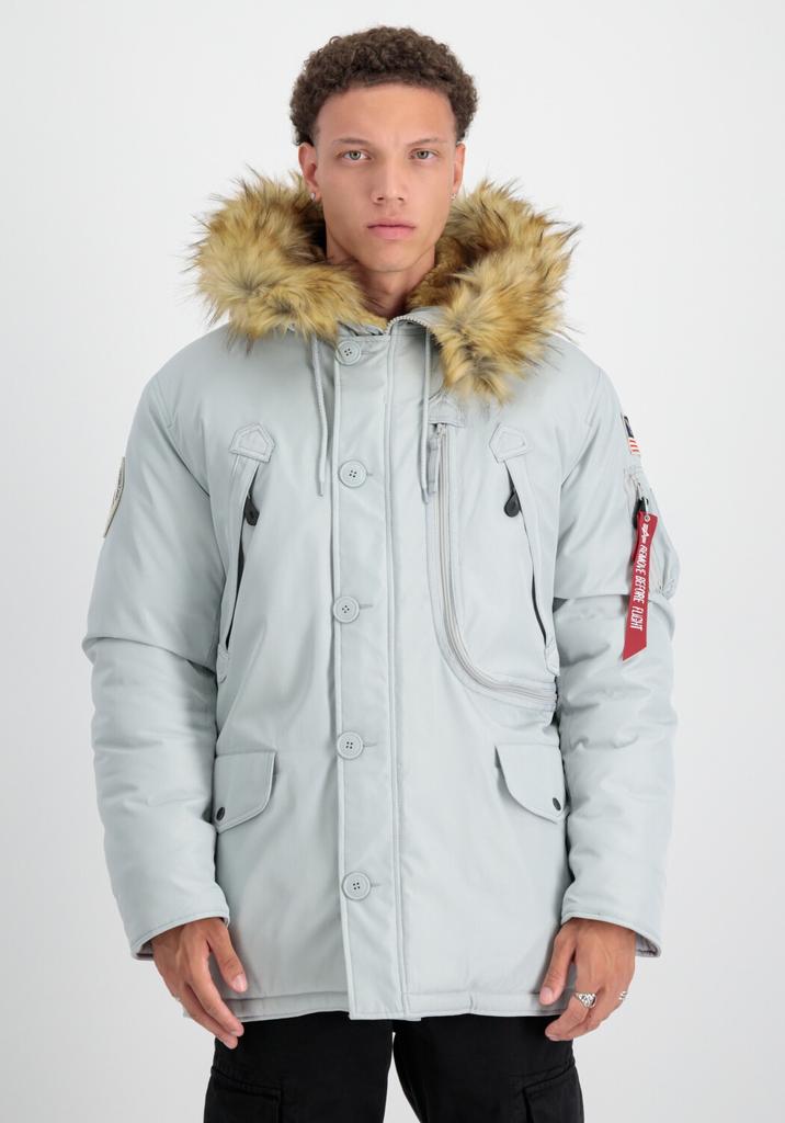 Зимняя куртка Alpha Industries Polar Jacket (123144) пастельно-серый
