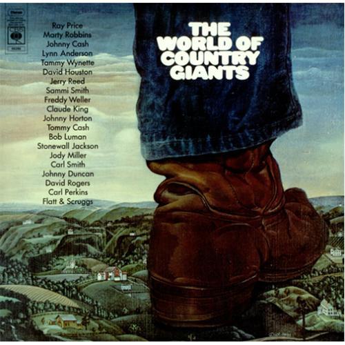 

LP Record VARIOUS - The World Of Country Giants 66286 CBS 1972 UK Folk Used